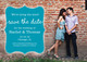 Teal Knot Photo Save the Date Cards Image 2 of 6